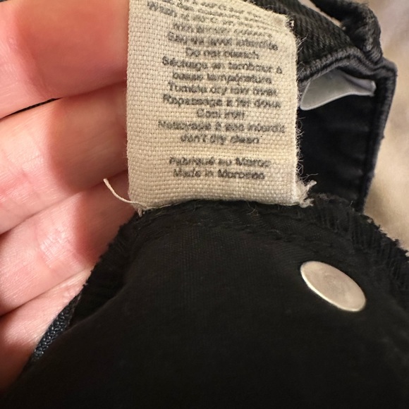 Rouje Black Straight Leg Jeans size 27 French girl denim sezane - Picture 10 of 10